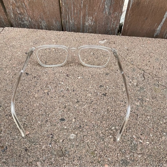 HEMINGWAY Crystal Clear Silver Eyeglass Frame 54 19 145 H4854 - Picture 4 of 8